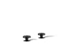 KOHLER K-77990-9 Components Deck-mount bath faucet handles with Industrial design, matte black