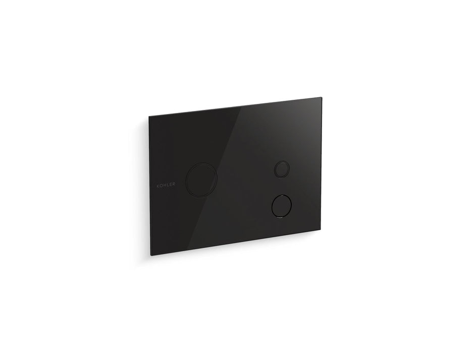 KOHLER K-78041-7 K-78041 Summon Dual-flush Touchless Actuator Plate for 2" x 4" In-wall Tank and Carrier System, black black