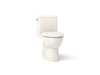 KOHLER K-78080 Reach One-piece compact elongated toilet with skirted trapway, 1.28 gpf, biscuit