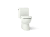 KOHLER K-78080 Reach One-piece compact elongated toilet with skirted trapway, 1.28 gpf, dune
