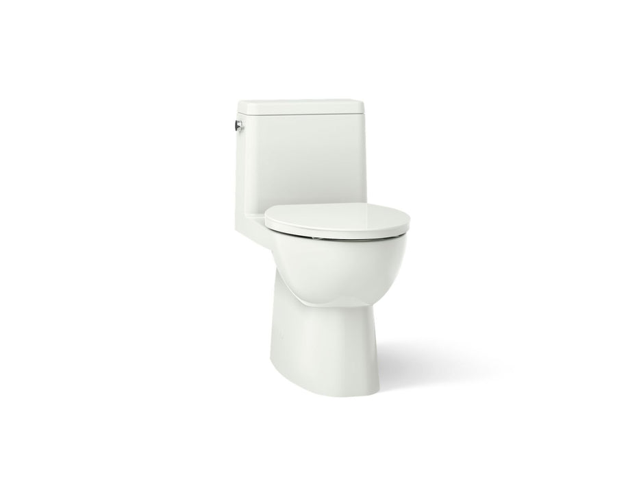 KOHLER K-78080 Reach One-piece compact elongated toilet with skirted trapway, 1.28 gpf, dune