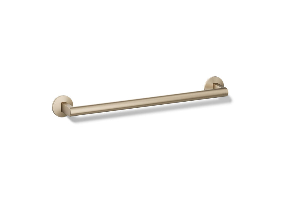 KOHLER K-78372 Components 18" towel bar, vibrant brushed bronze