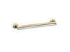 KOHLER K-78372 Components 18" towel bar, vibrant french gold