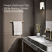 KOHLER K-78372 Components 18" towel bar, vibrant french gold - view 4