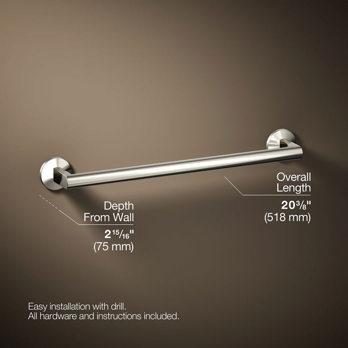KOHLER K-78372 Components 18" towel bar