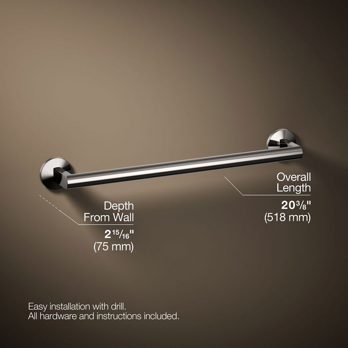 KOHLER K-78372 Components 18" towel bar