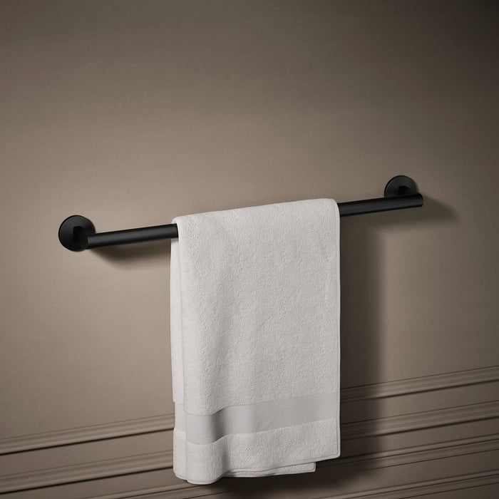 KOHLER K-78373 Components 24" towel bar, matte black - view 3