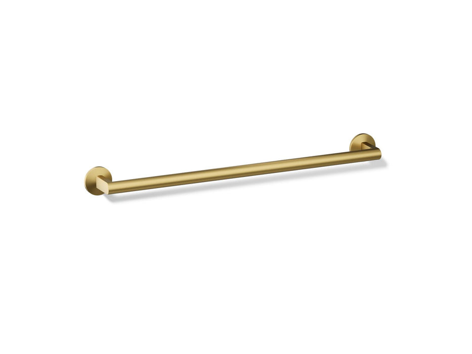 KOHLER K-78373 Components 24" towel bar, vibrant brushed moderne brass