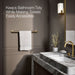 KOHLER K-78373 Components 24" towel bar, vibrant brushed moderne brass - view 4