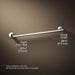 KOHLER K-78373 Components 24" towel bar, vibrant brushed nickel - view 4