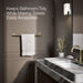 KOHLER K-78373 Components 24" towel bar, vibrant french gold - view 4