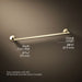 KOHLER K-78373 Components 24" towel bar, vibrant french gold - view 5