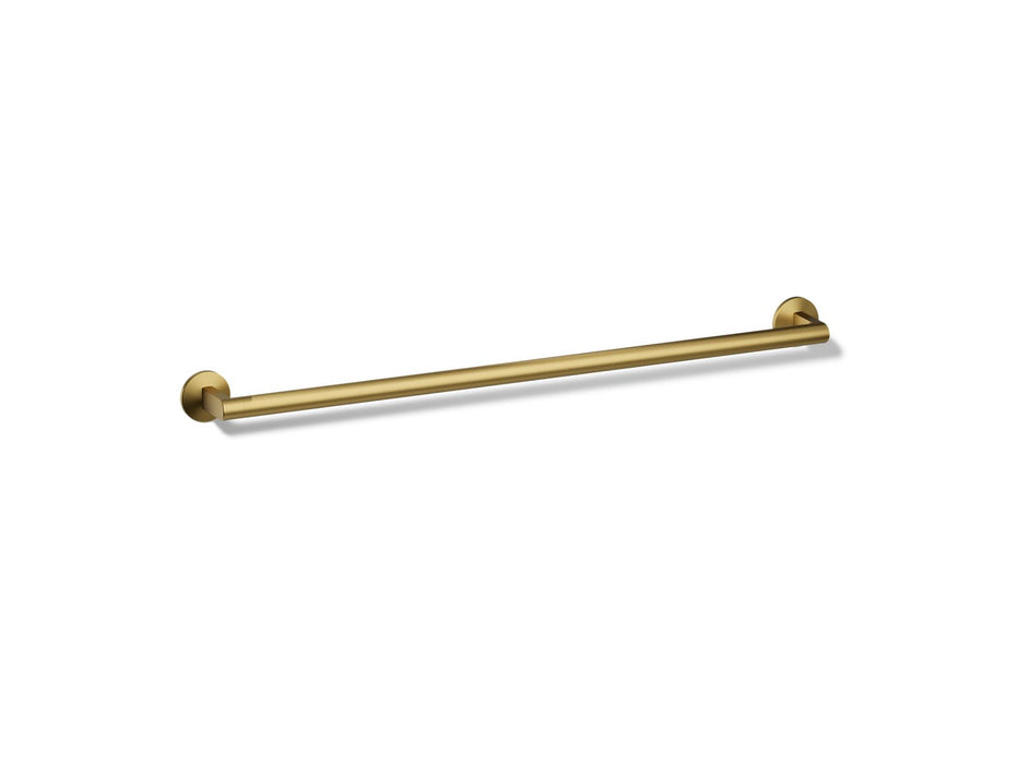 KOHLER K-78374 Components 30" towel bar, vibrant brushed moderne brass