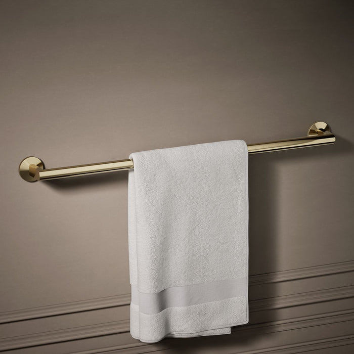 KOHLER K-78374 Components 30" towel bar, vibrant french gold - view 5