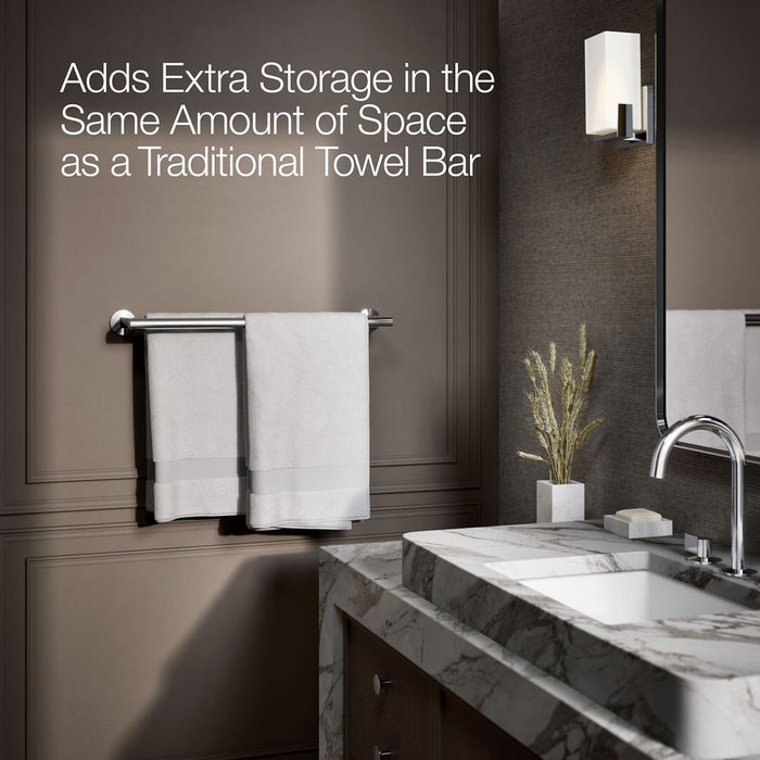 KOHLER K-78375 Components Double towel bar