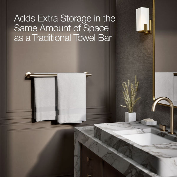 KOHLER K-78375 Components Double towel bar