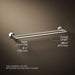 KOHLER K-78375 Components Double towel bar, vibrant brushed nickel - view 5