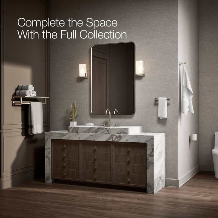 KOHLER K-78376 Components Hotelier, vibrant brushed nickel - view 3