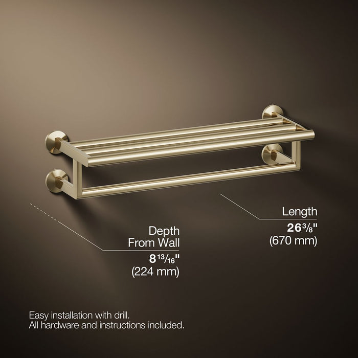 KOHLER K-78376 Components Hotelier, vibrant french gold - view 5