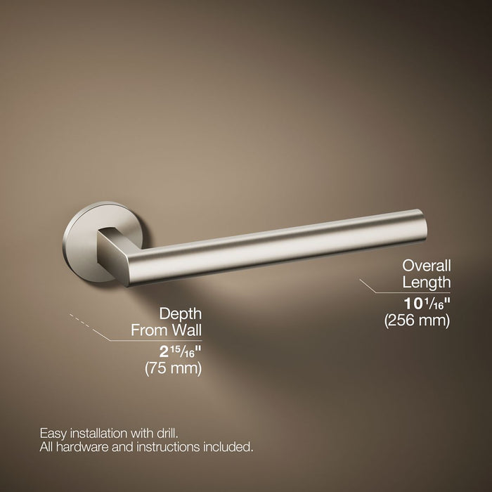 KOHLER K-78377 Components Towel arm, vibrant brushed nickel - view 5
