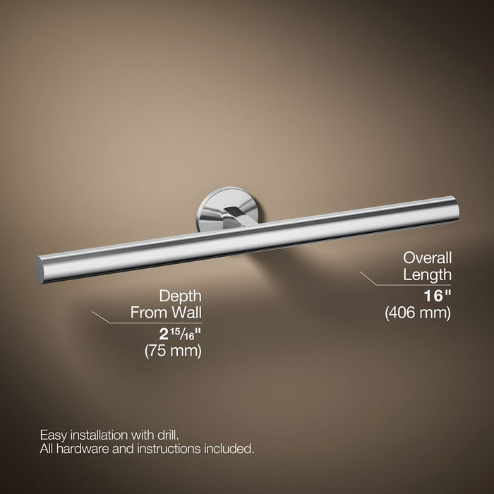 KOHLER K-78379 Components Double towel arm