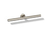 KOHLER K-78379 Components Double towel arm, vibrant brushed nickel