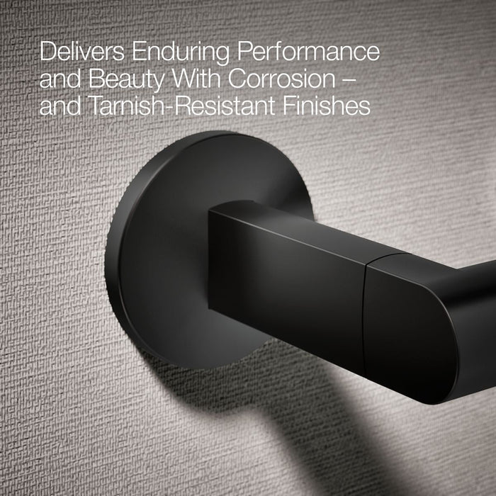KOHLER K-78382 Components Pivoting toilet paper holder, matte black - view 3