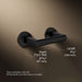 KOHLER K-78382 Components Pivoting toilet paper holder, matte black - view 5