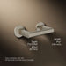 KOHLER K-78382 Components Pivoting toilet paper holder, vibrant brushed nickel - view 4