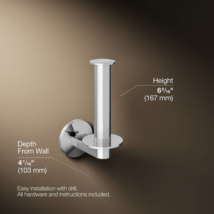 KOHLER K-78383 Components Vertical toilet paper holder