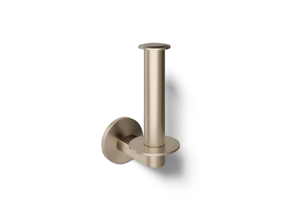 KOHLER K-78383 Components Vertical toilet paper holder, vibrant brushed bronze