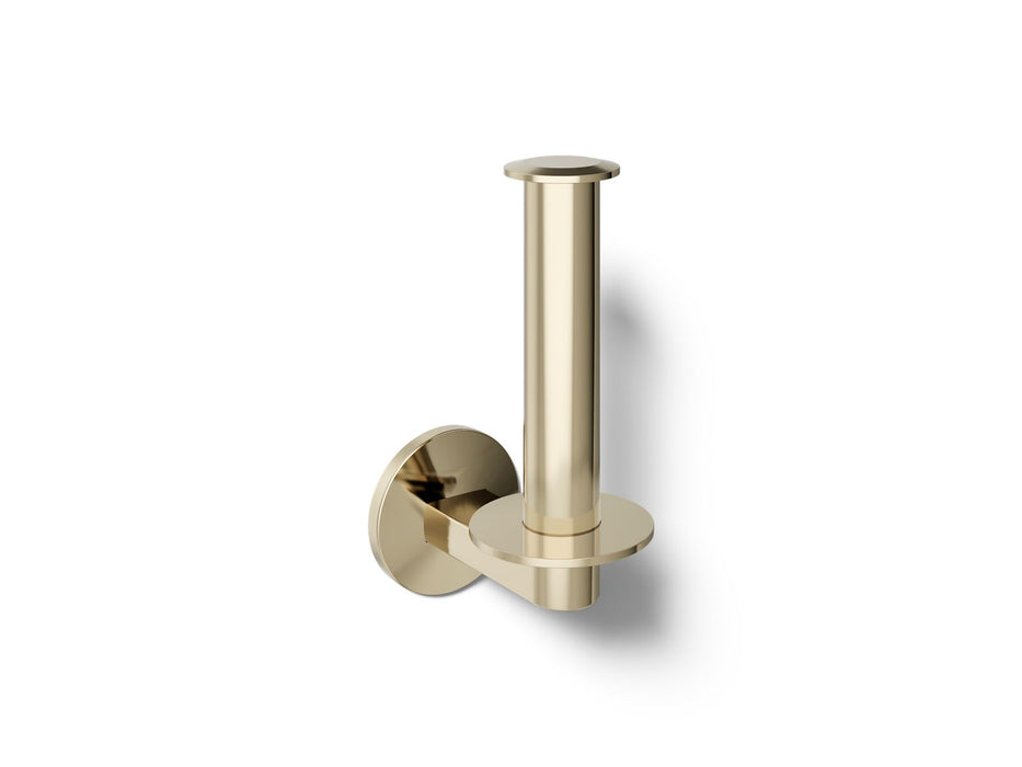 KOHLER K-78383 Components Vertical toilet paper holder, vibrant french gold