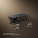 KOHLER K-78384 Components Covered double toilet paper holder, matte black - view 5