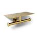 KOHLER K-78384 Components Covered double toilet paper holder, vibrant brushed moderne brass