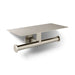 KOHLER K-78384 Components Covered double toilet paper holder, vibrant brushed nickel - view 4