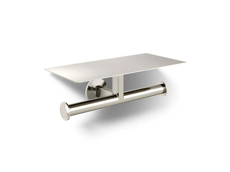 KOHLER K-78384 Components Covered double toilet paper holder