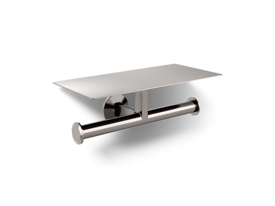 KOHLER K-78384 Components Covered double toilet paper holder