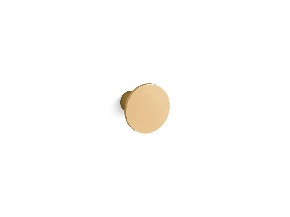 KOHLER K-78385 Components Cabinet knob, vibrant brushed moderne brass