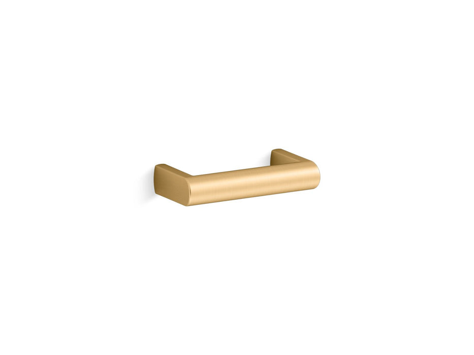 KOHLER K-78386 Components 3" cabinet pull, vibrant brushed moderne brass