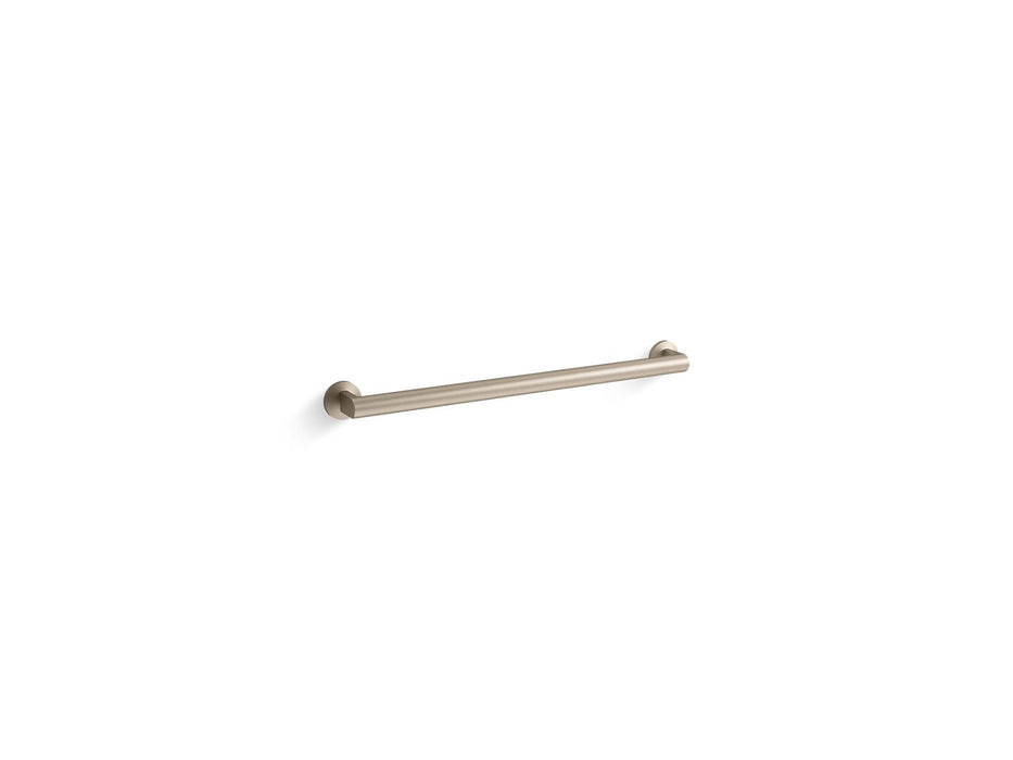 KOHLER K-78387 Components 24" grab bar, vibrant brushed bronze