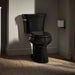 KOHLER K-80020 Highline Elongated toilet bowl with concealed trapway, black black - view 3