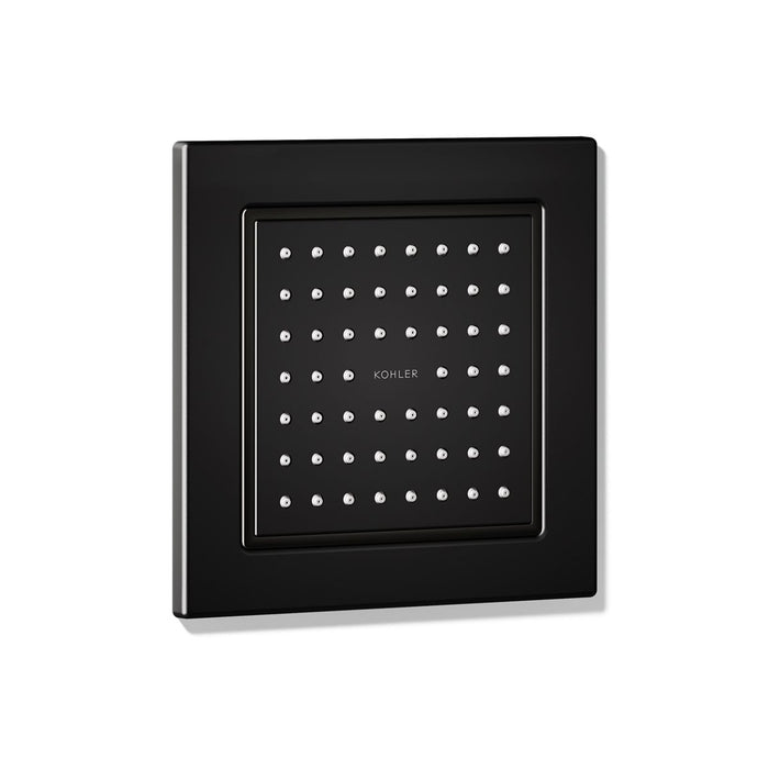 KOHLER K-8002 WaterTile Square 54-nozzle Single-function Body Spray, 2.5 GPM, matte black - view 4