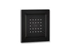 KOHLER K-8003 WaterTile Square 22-nozzle Single-function Body Spray, 2.5 GPM, matte black