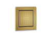 KOHLER K-8003 WaterTile Square 22-nozzle Single-function Body Spray, 2.5 GPM, vibrant brushed moderne brass