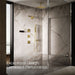 KOHLER K-8003 WaterTile Square 22-nozzle Single-function Body Spray, 2.5 GPM, vibrant brushed moderne brass - view 5