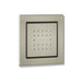 KOHLER K-8003 WaterTile Square 22-nozzle Single-function Body Spray, 2.5 GPM, vibrant brushed nickel - view 4