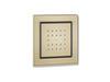 KOHLER K-8003 WaterTile Square 22-nozzle Single-function Body Spray, 2.5 GPM, vibrant french gold
