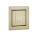KOHLER K-8003 WaterTile Square 22-nozzle Single-function Body Spray, 2.5 GPM, vibrant french gold - view 4