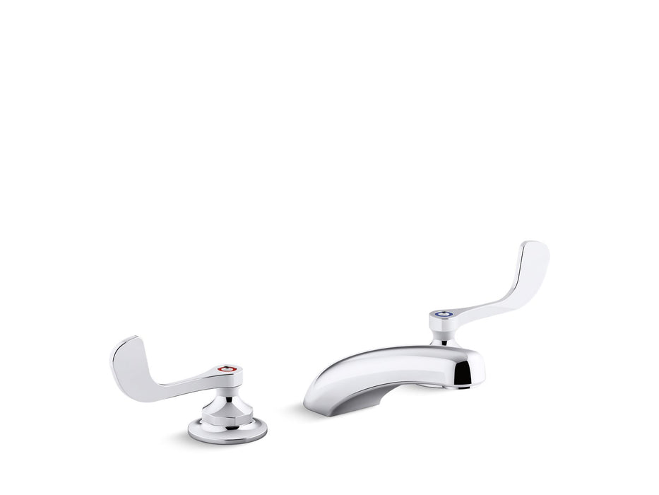 KOHLER K-800T20-5AKL Triton Bowe 1.0 gpm widespread bathroom sink faucet with laminar flow and wristblade handles, drain...