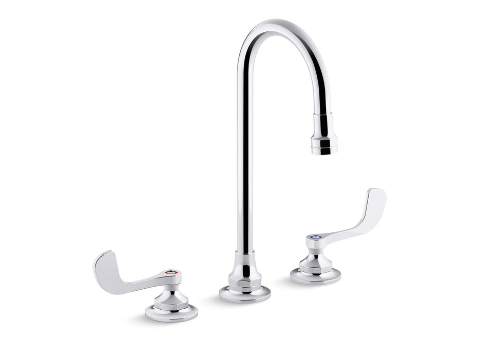 KOHLER K-800T70-5AKL Triton Bowe 1.0 gpm widespread bathroom sink faucet with laminar flow, gooseneck spout and...